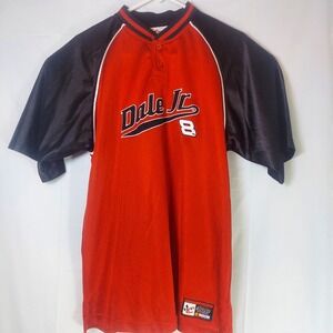 Dale Jr 8 NASCAR Racing Jersey Chase Authentics‎ Red Black Adult